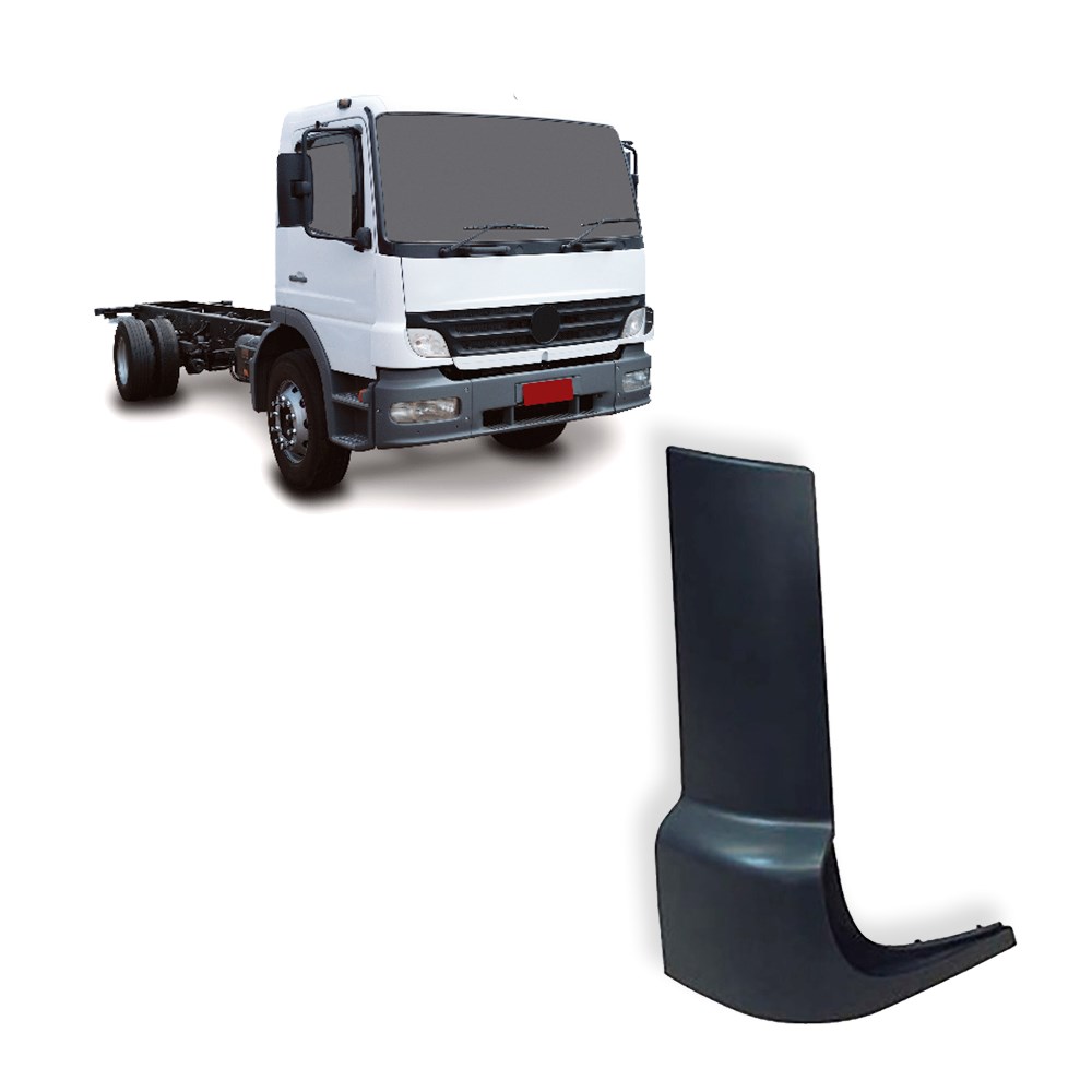 Defletor Cabine Lateral Externo Caminhão Mercedes-Benz Atego Após 2005 Lado Direito Abs Defletor Cabine Lateral Externo Caminhão Mercedes-Benz Atego Após 2005 Lado Direito Abs