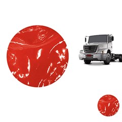 Tapete Verniz Caminhão Mercedes-Benz Atron Cabine Simples Após 2012 - Vermelho