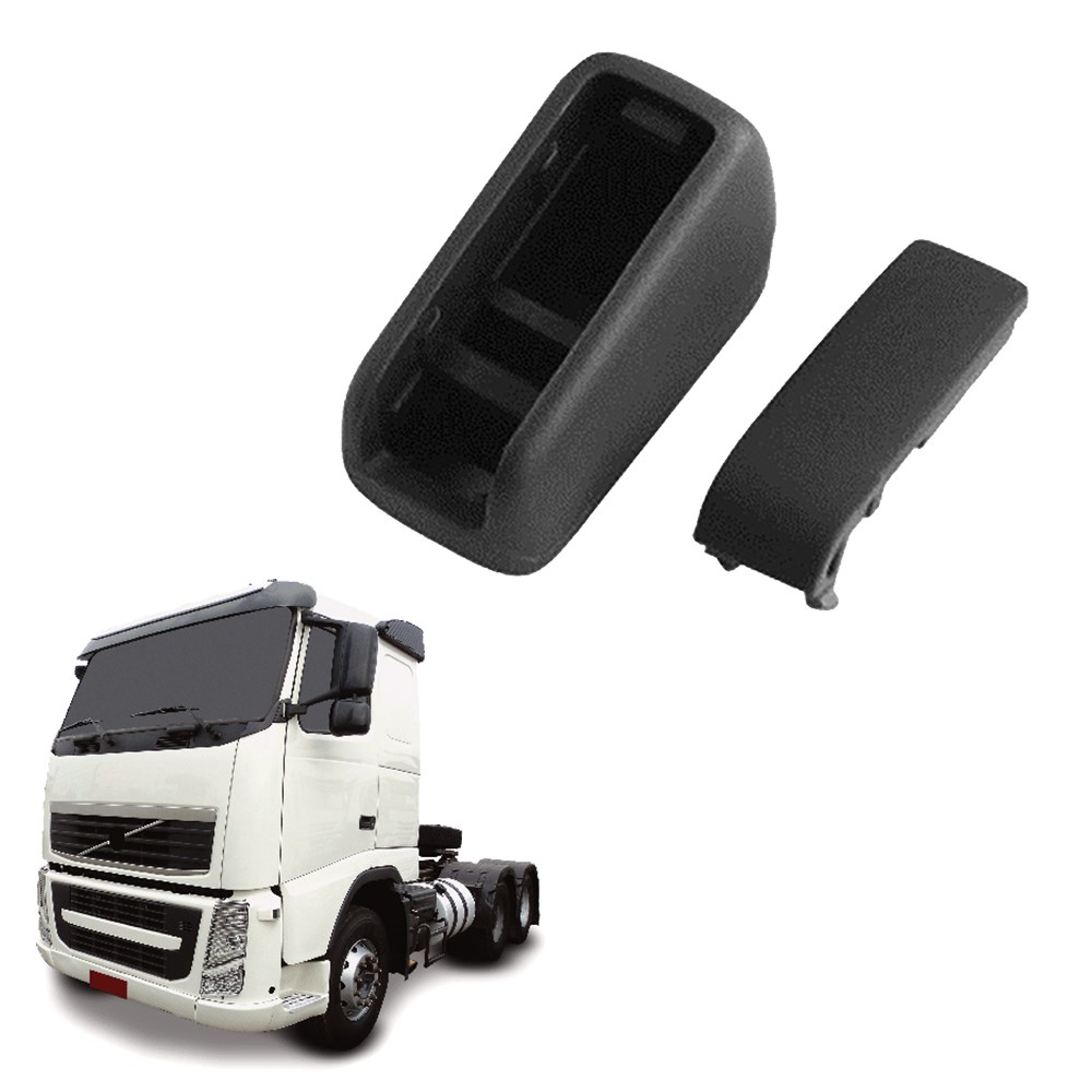 Botão Maçaneta Interna Porta Caminhão Volvo FH 1998 a 2004 - 20379593 Botão Maçaneta Interna Porta Caminhão Volvo FH 1998 a 2004 - 20379593