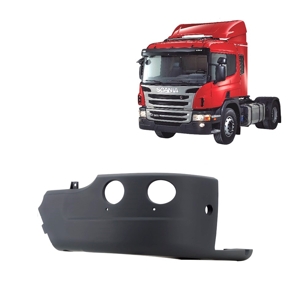 Ponteira Parachoque Caminhão Scania Série 6 P, G ou R Lado Esquerdo - 1884914 Ponteira Parachoque Caminhão Scania Série 6 P, G ou R Lado Esquerdo - 1884914