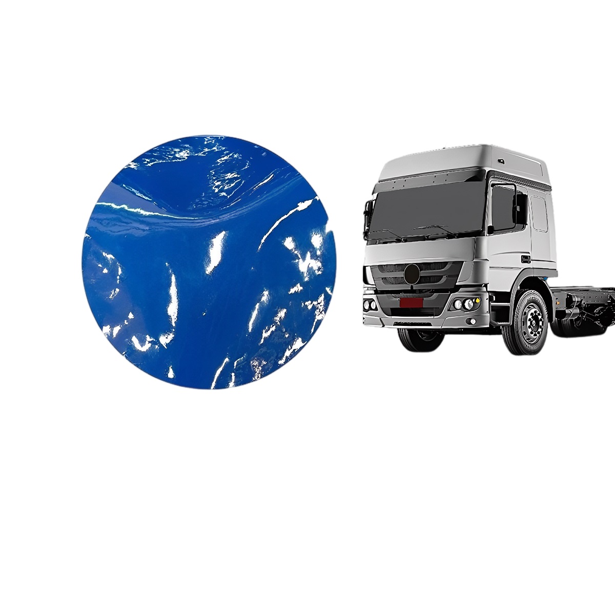 Tapete Verniz Mercedes-Benz Atego 1719 (4 Cilindros) 2012 em diante - Azul