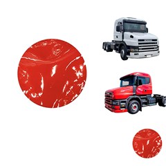 Tapete Verniz Caminhão Scania 124 P Após 2012 - Vermelho