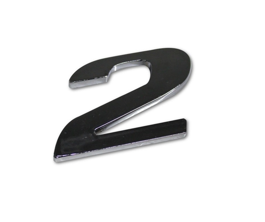 Emblema Numerico Caminhão Mercedes-Benz Axor Atego Após 2005  Numero 2 