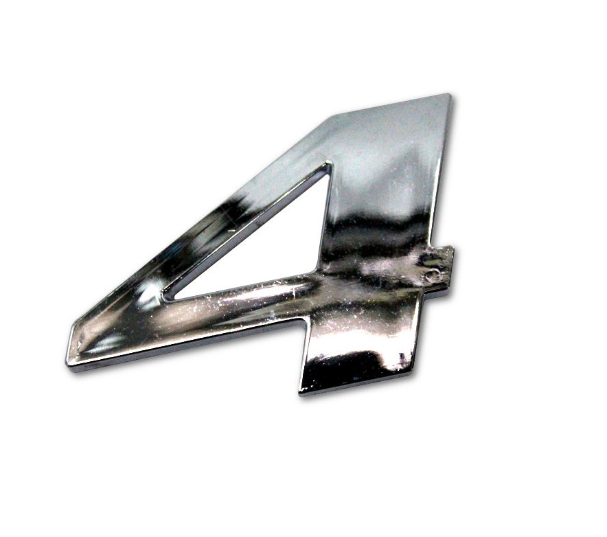 Emblema Numerico Caminhão Mercedes-Benz Axor Atego Após 2005  Numero 4 