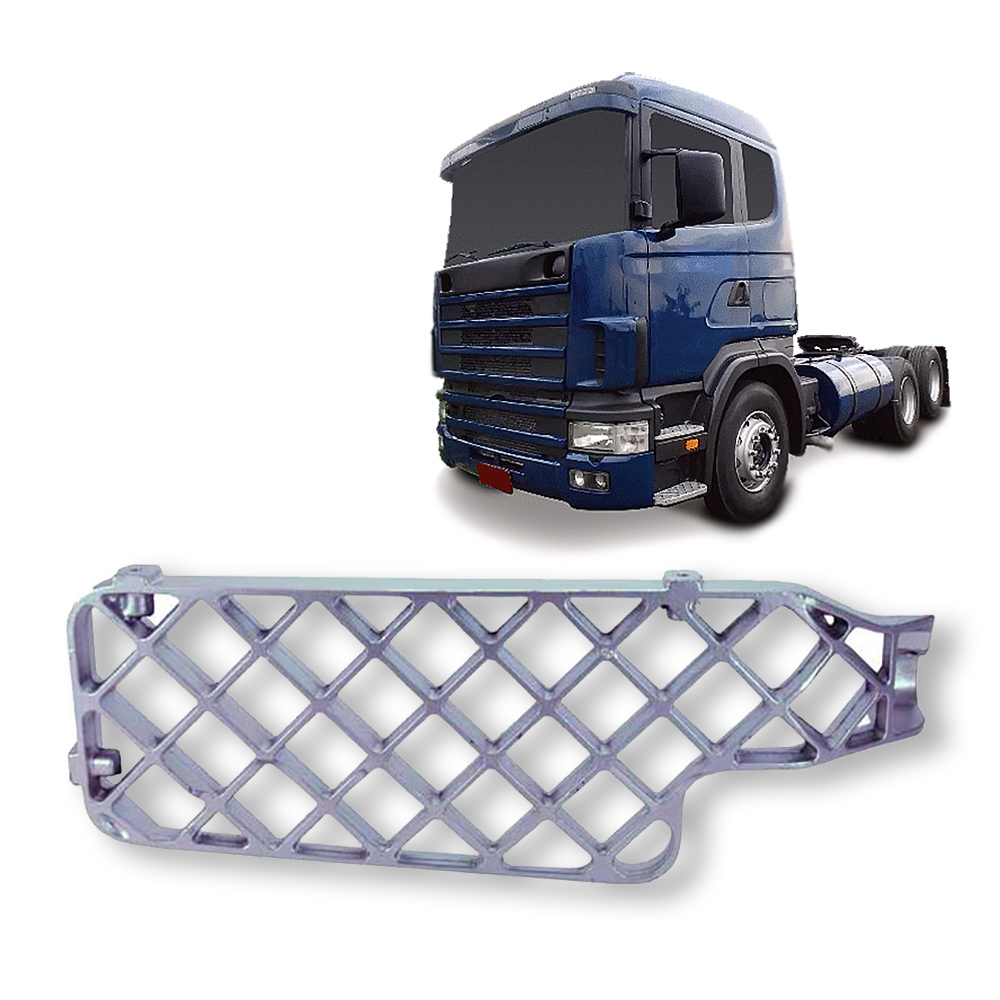 Estribo Pisar Caminhão Scania Série 4 Lado Esquerdo (Superior) - 1310589