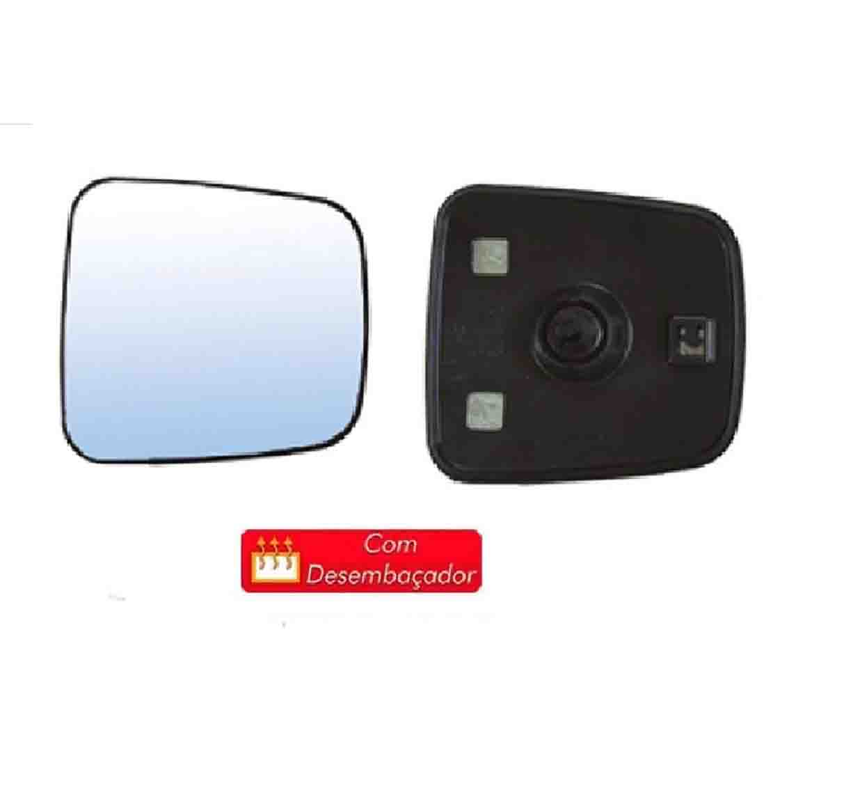 Vidro Retrovisor Caminhão Volvo FH NH 2010 a 2015  Auxiliar Com Desembaçador