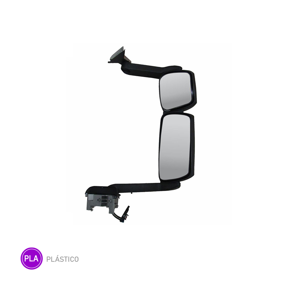 Retrovisor Camihão Iveco Stralis Após 2008 Manual Médio Lado Direito - 5801765364
