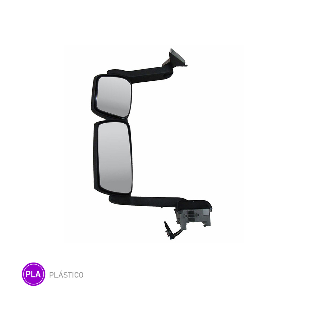 Retrovisor Camihão Iveco Stralis Após 2008 Manual Médio Lado Esquerdo - 5801765363