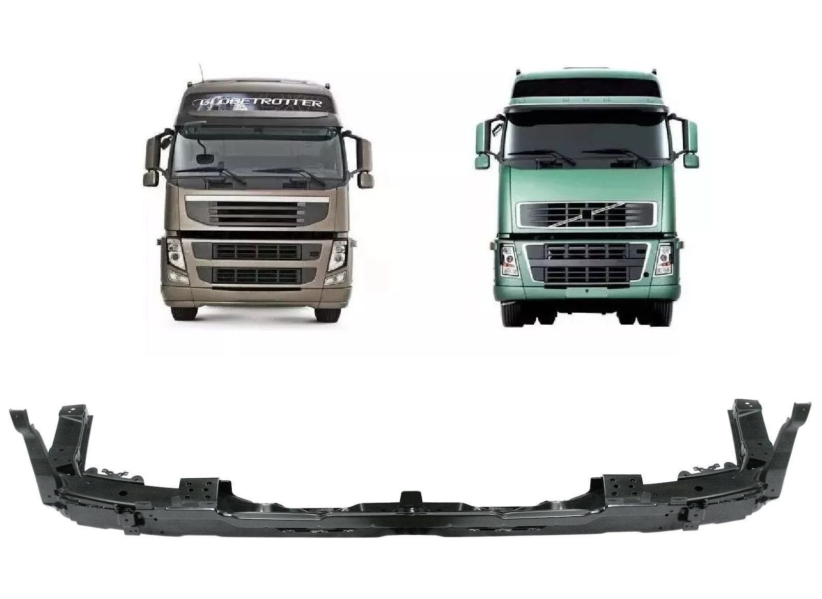 Parachoque Dianteiro Caminhão Volvo FH, FM de 2004 até 2015 (Alma) - 20467442