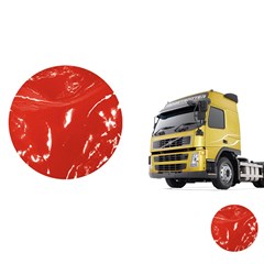 Tapete Verniz Caminhão Volvo FH Após 2007 Cambio Automatico - Vermelho
