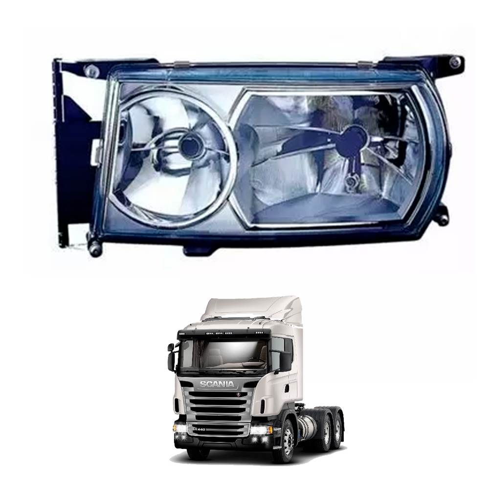 Farol Principal Caminhão Scania Série 6 Xenon Lado Esquerdo - 1760551