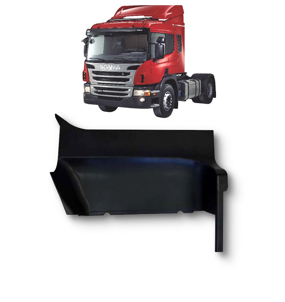 Moldura Estribo Caminhão Scania Série 5, e 6 Highline, Streamline Lado Direito - 1442654