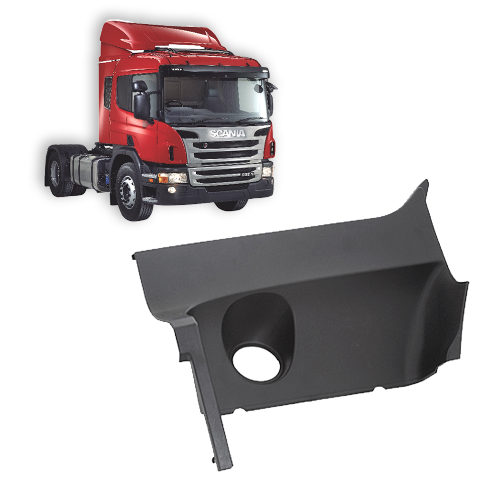 Moldura Estribo Caminhão Scania Série 5 e 6 Highline, Streamline Lado Esquerdo - 1442653