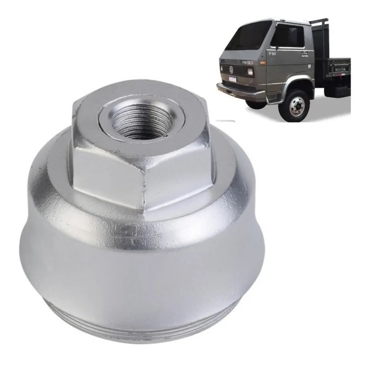 Flange Rodoar Dianteira Caminhão Volkswagen 6.90, 7.110,  8.140 Após 1981