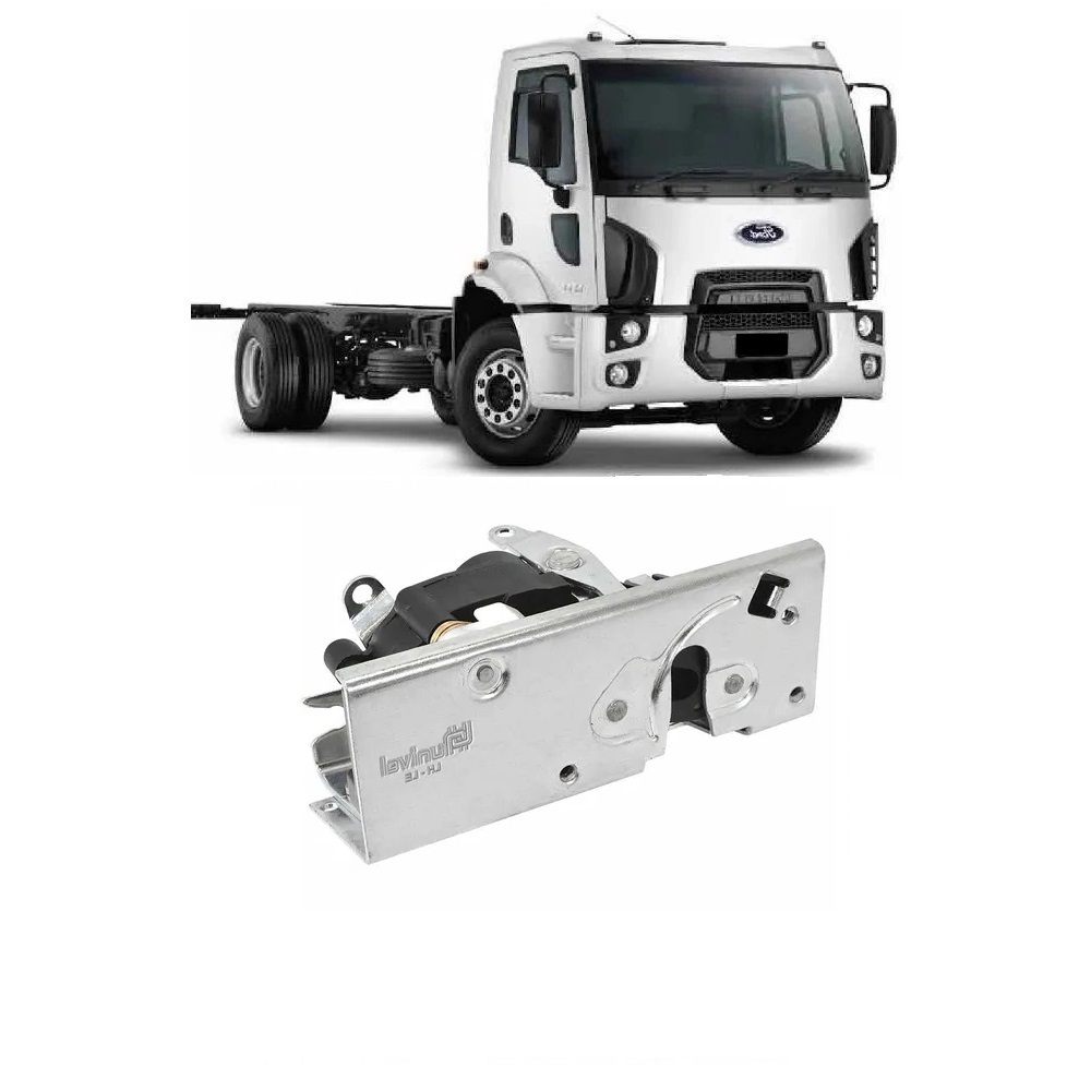Fechadura Porta Caminhão Ford Cargo Após 2011 Lado Direito (Elétrica Com Trava) - AC46E219A64ACQ7