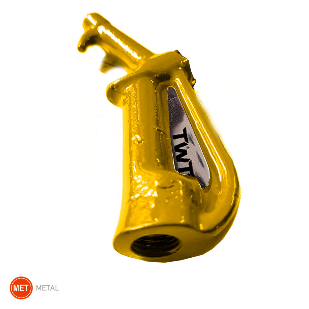 Bico Mangueira Limpeza Cabine Aluminio - Amarelo
