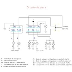 Rele de pisca com Negativo no Soquete - 10 Terminais (3+3) - 21 Watts - 12 Volts Rele de pisca com Negativo no Soquete - 10 Terminais (3+3) - 21 Watts - 12 Volts