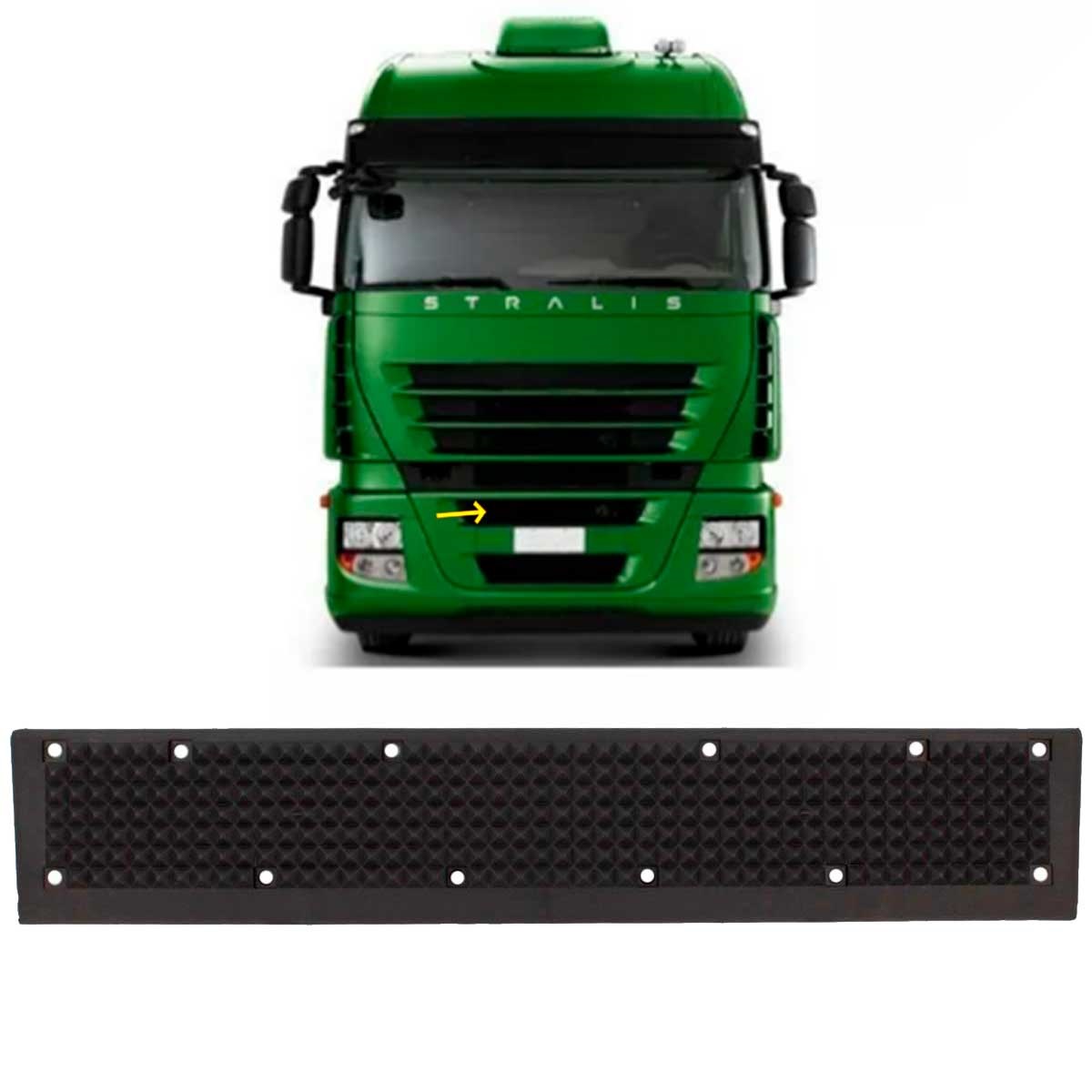 Acabamento Parachoque Caminhão Iveco Stralis Superior - Pisante