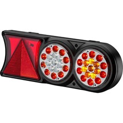 Lanterna Carreta Implementos Cristal LED Lado Direito