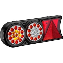 Lanterna Carreta Implementos Cristal LED Lado Esquerdo