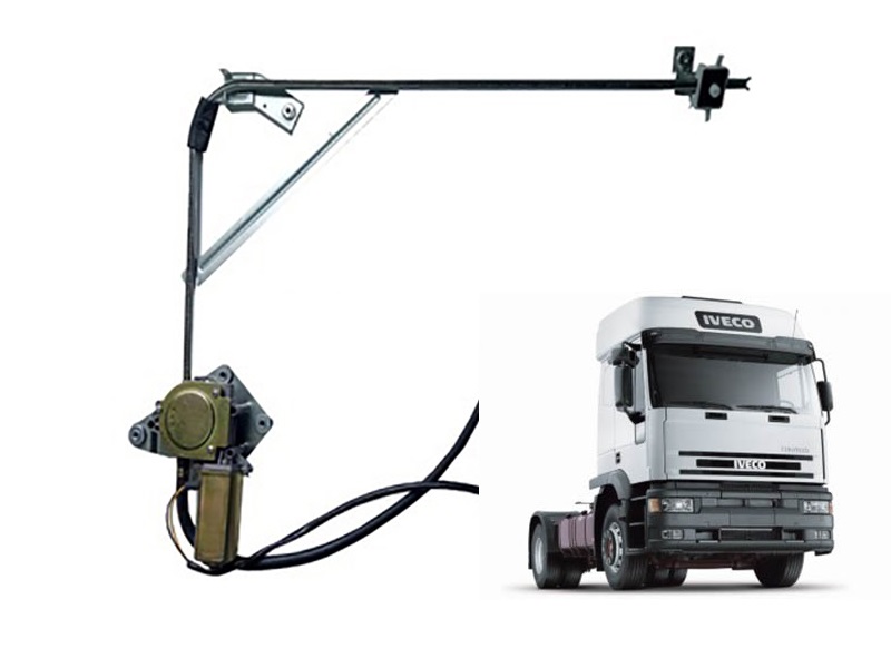 Maquina Vidro Caminhão Iveco Eurotech Com Motor Lado Direito - 504040988