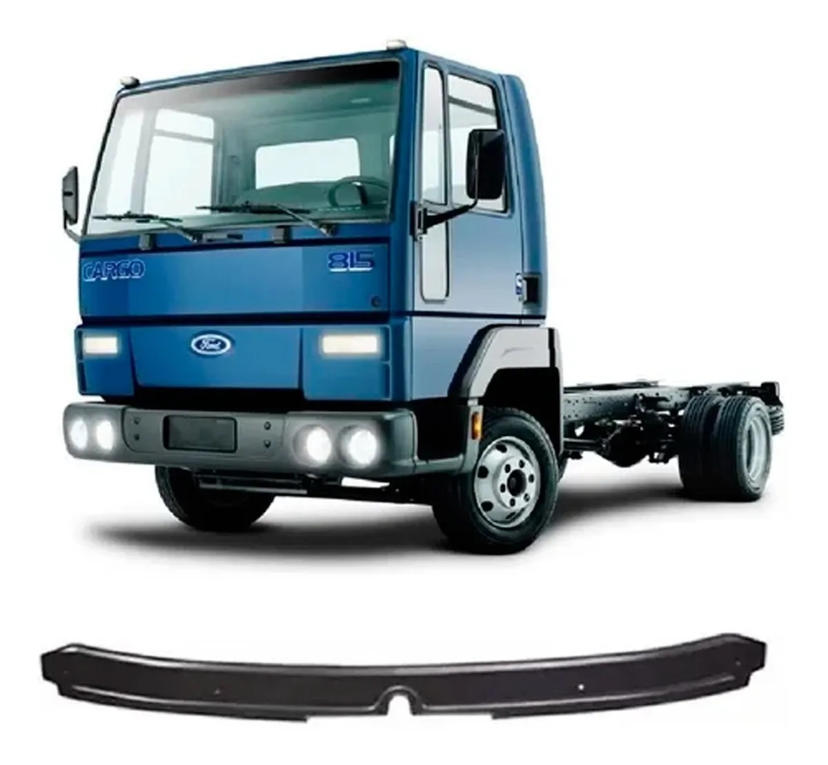 Acabamento Parachoque Caminhão Ford Cargo 814, 915 (Superior) - 1C4517A861AC