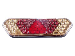 Lanterna Carreta LED Guerra Após 2011 Lado Direito- 12/24V - Dourada