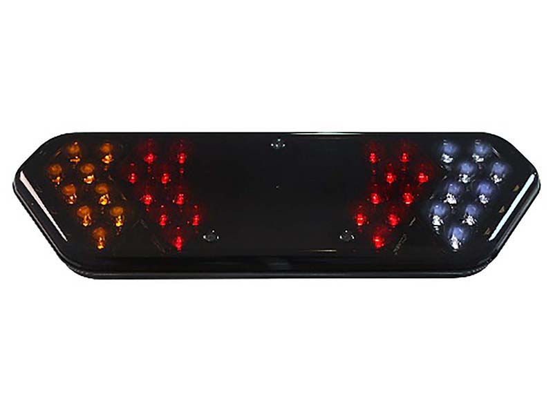 Lanterna Carreta LED Guerra Após 2011 Lado Direito - 12/24V - Fume Lanterna Carreta LED Guerra Após 2011 Lado Direito - 12/24V - Fume