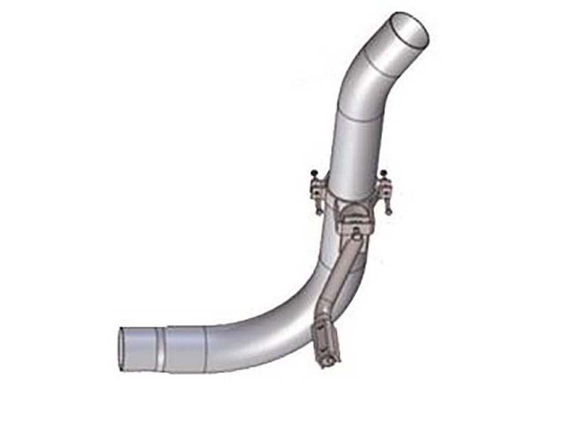 Tubo Traseiro Caminhão Scania 113 1991 a 1998 Curto Sem Succao 4.12 Pols Lado Direito