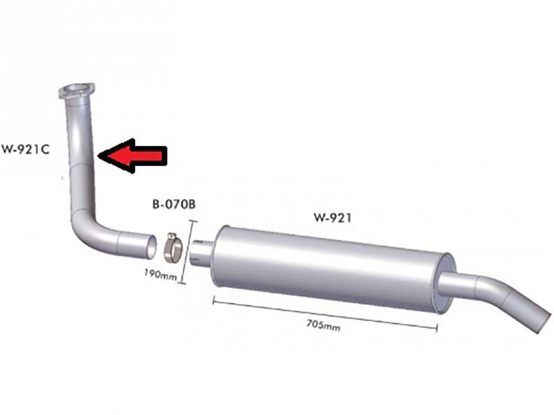 Tubo Dianteiro Motor Caminhão Volkswagen 7.110S 1987 a 1994 - T07253101H