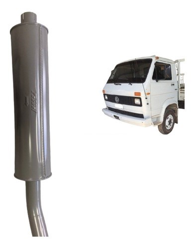 Silencioso Caminhão Volkswagen 7.110S 1987 a 1994 Com Miolo - T06253121D Silencioso Caminhão Volkswagen 7.110S 1987 a 1994 Com Miolo - T06253121D