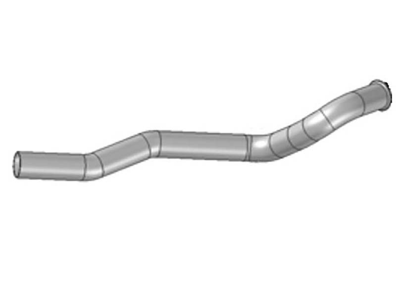 Tubo Intermediario Caminhão Volvo EDC 1996 a 1997 Catalisador 4.12 Pols