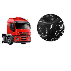 Tapete Verniz Caminhão Iveco Stralis Com Capo - Preto