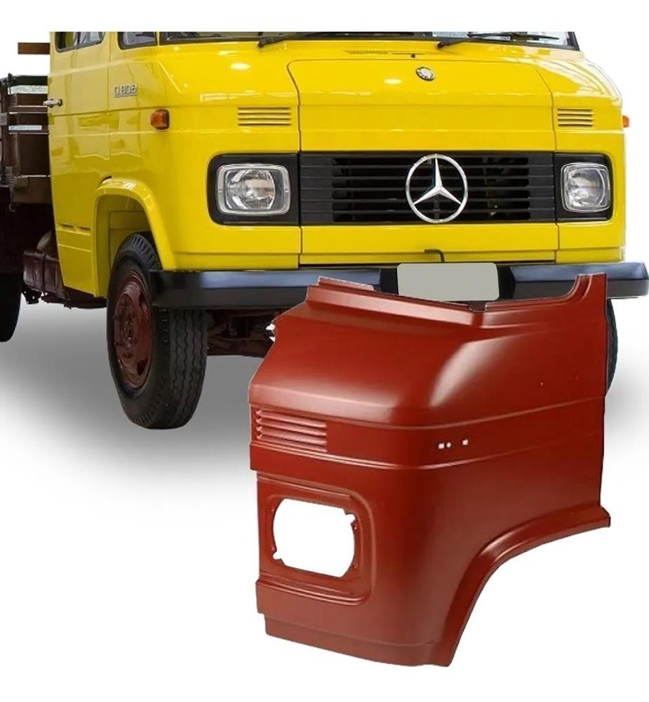Frontal Farol Caminhão Mercedes-Benz 608, 708, 1972 a 1988 Lado Direito Frontal Farol Caminhão Mercedes-Benz 608, 708, 1972 a 1988 Lado Direito