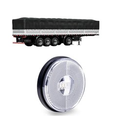 Lanterna Lateral Carreta Modelo Novo - Cristal Lanterna Lateral Carreta Modelo Novo - Cristal