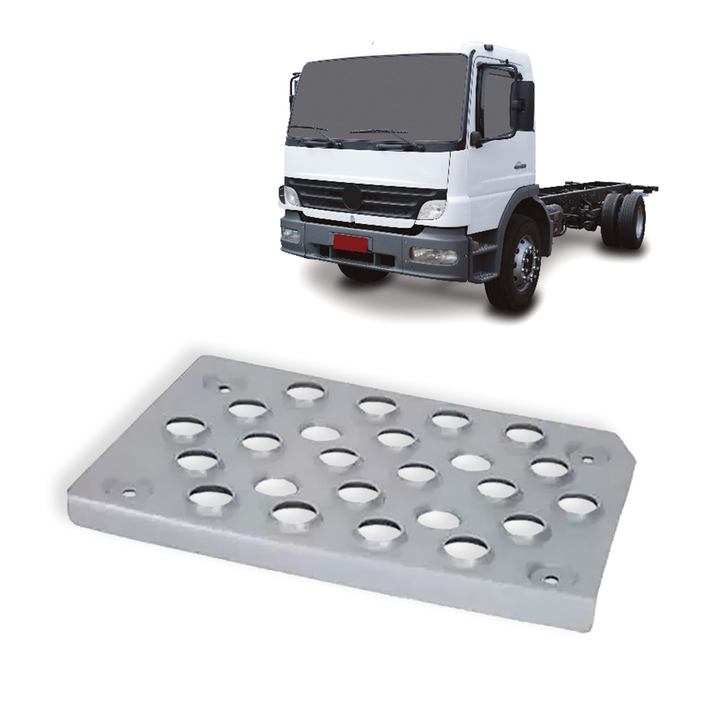 Estribo Pisar Caminhão Mercedes-Benz Atego Inferior Lado Direito Estribo Pisar Caminhão Mercedes-Benz Atego Inferior Lado Direito