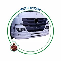 Spoler Caminhão Mercedes-Benz Atego Após 2012 (14 cm) 3 Partes - ABS