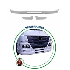 Spoler Caminhão Mercedes-Benz Atego Após 2012 (14 cm) 3 Partes - ABS