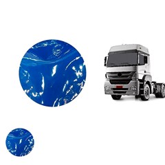 Tapete Verniz Caminhão Mercedes-Benz Axor Semi Automatico Após 2012 - Azul