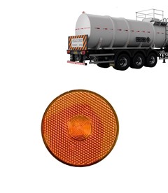 Lanterna Lateral Carreta Guerra Sem Suporte - Amarela GF