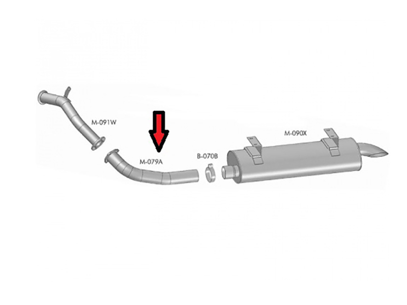 Tubo Intermediario Caminhão Mercedes-Benz 710 Plus Após 2008 - 6884900519