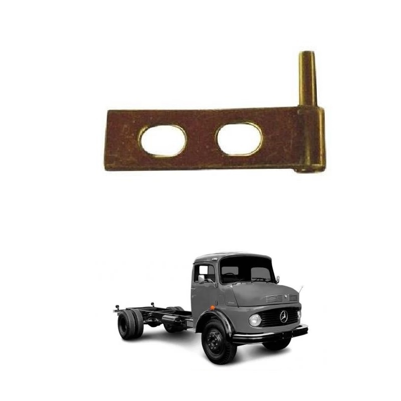 Haste Da Tampa  Porta Luva Caminhão Mercedes-Benz 1113 Antigo Lado Esquerdo