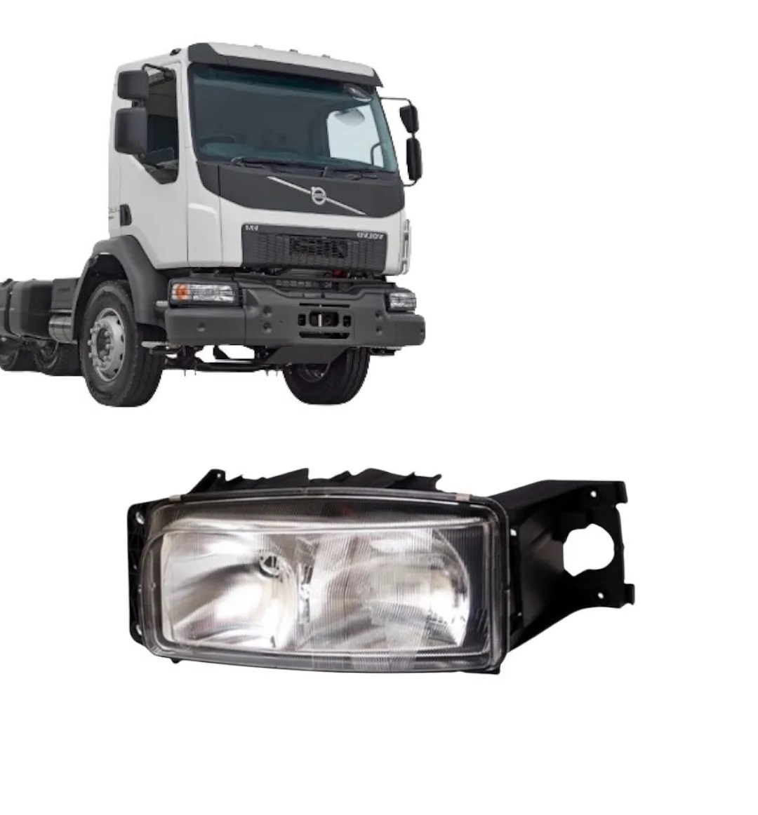 Farol Principal Caminhão Volvo VM-23 2003 até 2005 Lado Direito - 20818771