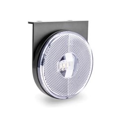 Lanterna Lateral Carreta Randon LED (85mm) Com Suporte - Cristal - 210102016