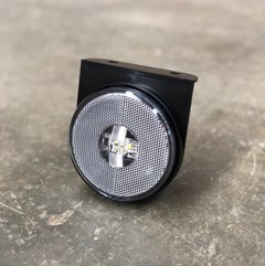 Lanterna Lateral Carreta Randon LED (85mm) Com Suporte - Cristal - 210102016