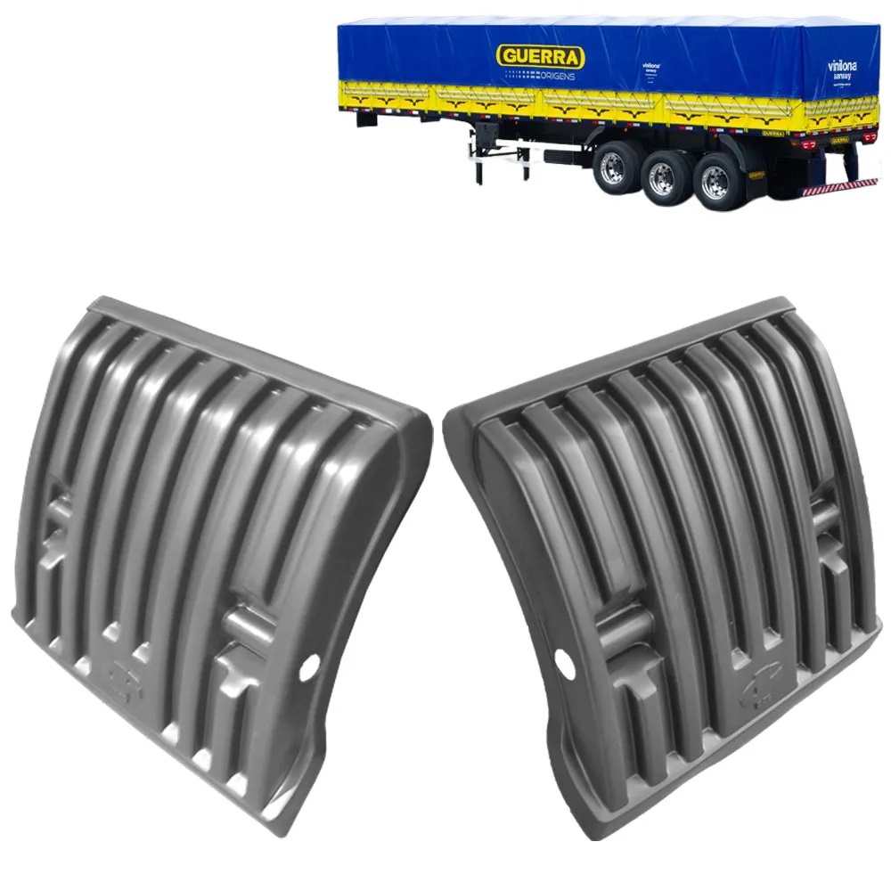 02 Meio Paralama Carreta Guerra Após 2010 - Dianteiro Esquerdo 02 Meio Paralama Carreta Guerra Após 2010 - Dianteiro Esquerdo