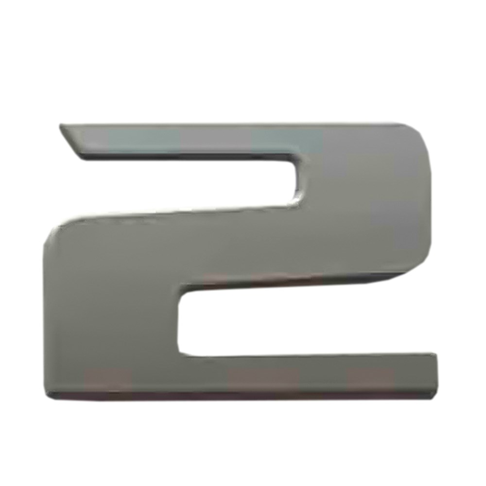 Emblema Numerico Caminhão Ford Cargo Após 2011 - Numero 2 Emblema Numerico Caminhão Ford Cargo Após 2011 - Numero 2
