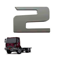 Emblema Numerico Caminhão Ford Cargo Após 2011 - Numero 2 Emblema Numerico Caminhão Ford Cargo Após 2011 - Numero 2