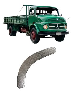 Ralo Parachoque Caminhão Mercedes-Benz 1113 de 1969 a 1982 Lado Esquerdo (Parachoque Estreito)