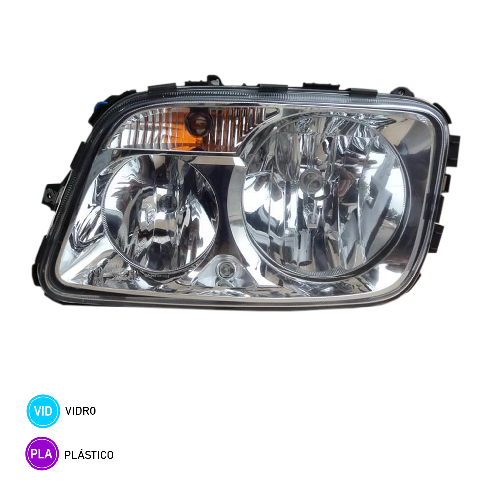Farol Caminhão Mercedes-Benz Actros 2009 a 2017 Lado Direito - A9438201561